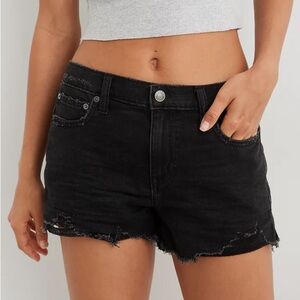 New Aerie Daydream Black Denim Short Sz Small S